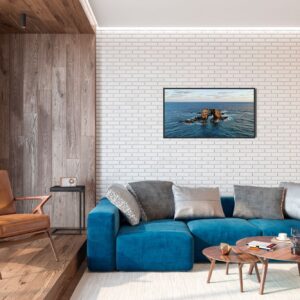 Time Machine print on wall