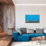 Pastel Shore - Whitsundays. Drone Wall Art by High Tower Photography